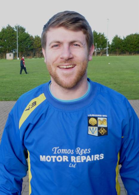 Owain Thomas - try hat-trick for Laugharne